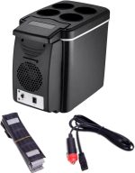 ⁦Avcbno Compact refrigerator 6 Liter Car Mini Refrigerator Fridge Lightweight Dual-Use Cool Heat Cooler Insulated Cooler Box Container Car Home Office Freeze⁩ - الصورة ⁦4⁩