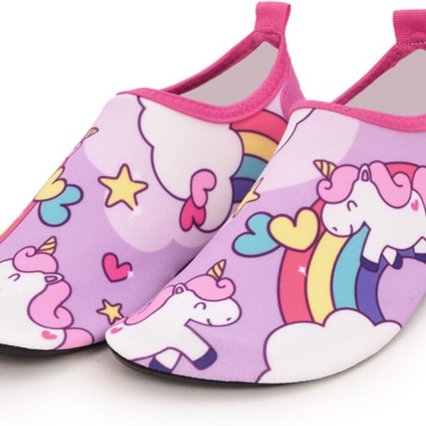 HI-FINE Water Shoes for Boys and Girls,Quick-Dry Barefoot Socks Snorkeling Shoes Water Socks for Outdoor Beach Swim Surf Walking Yoga