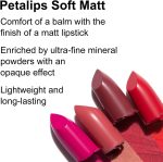 ⁦Pupa Milano Petalips Soft Matt Lipstick - Lightweight And Imperceptible - Provides Color With Buildable Intensity - Combines Comfort Of A Balm With A Matte Finish - 003 Aquatic Nymphaea - 0.123 Oz⁩ - الصورة ⁦2⁩