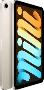 ⁦Apple (Refurbished) 2021 iPad mini (8.3-inch, Wi-Fi, 256GB) - Starlight (6th Generation)⁩ - الصورة ⁦2⁩