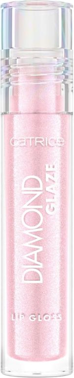 ⁦Catrice Diamond Glaze Lip Gloss, No. 020, Pink, Instant Result, Glossy, Holographic, Glitter, Vegan, Paraben-Free, Microplastic Particles, Nanoparticles Free, Pack of 1 (3 ml)⁩ - الصورة ⁦2⁩