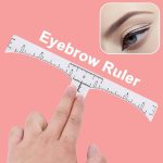 ⁦50 PCS Eyebrow Ruler Stencils for Microblading, Disposable Brow Ruler Sticker, Microblading Adhesive Eyebrow Measurement Stencil for Tattooing - brow Makeup Tools⁩ - الصورة ⁦5⁩