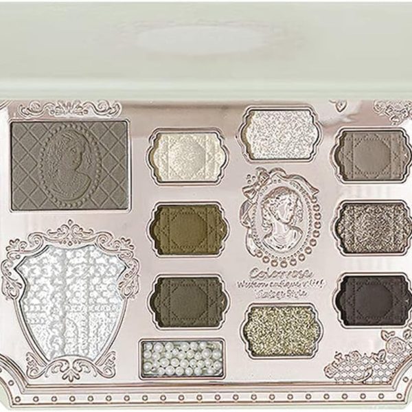 Colorrose Eyeshadow Palette Cowherd Eyeshadow Blush Highlight Integrated Palette (1091 Moss)