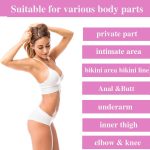 ⁦Skin Whitening Cream Bleaching Cream for Body Intimate Area, Private Parts, Underarm, Knees, Elbows, Inner Thigh, Bikini Areas, Bikini Line, Lightening Dark Spot Remover For Intimate Part (1.7FL OZ)⁩ - الصورة ⁦4⁩