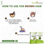 ⁦Attar Ayurveda Natural Dye for Black Hair (Henna Leaves powder, Indigo leaves powder combo pack) (200 grams + 200 grams = 400 grams total)⁩ - الصورة ⁦4⁩