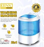 ⁦DENX Mini Shoe Washing Machine, 4.8 kg Capacity, 2-in-1 for Clothes and Shoes, Bionic Wave Wheel -DX2041⁩ - الصورة ⁦5⁩