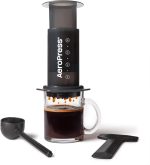 Aeropress Original Coffee and Espresso Maker, Barista Level Portable Coffee Maker with Chamber, Plunger, and Filters, Quick Coffee and Espresso Maker, Made in USA