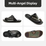 ⁦D.D.Star Slippers For Men, Big Size Comfortable And Memory Foam Sole Arabic Mens Thong Sandals Size 40 To 47.⁩ - الصورة ⁦3⁩