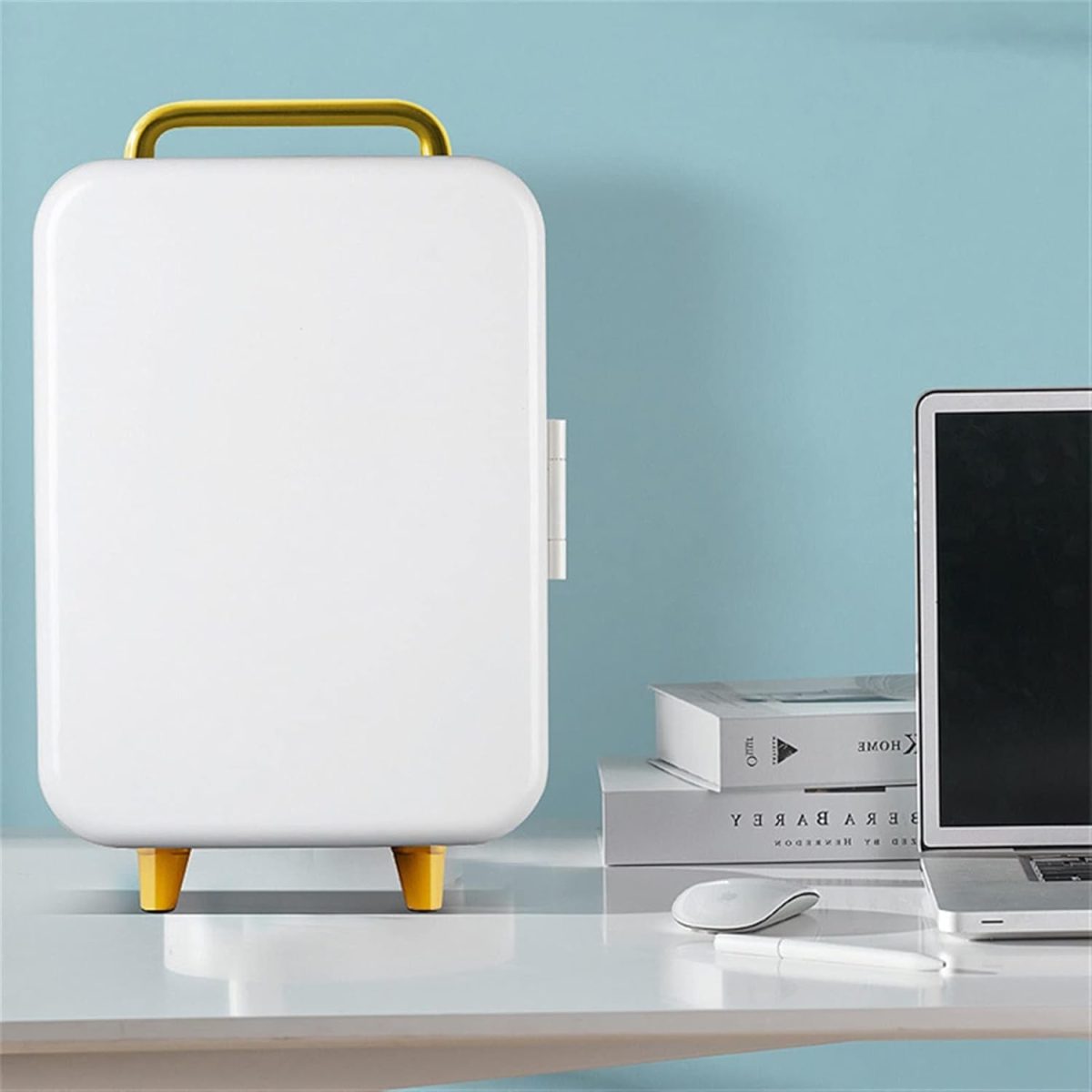 ⁦VVBNGVH Small refrigerator Household mini fridge refrigerator(White)⁩ - الصورة ⁦3⁩