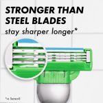 ⁦Gillette Mach3 Sensitive Razors for Men, 1 Razor, 5 Razor Blade Refills, Designed for Sensitive Skin⁩ - الصورة ⁦5⁩