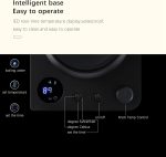 ⁦Smart Gooseneck Electric Kettle 1.0 Liter with Temperature Adjustment, 40-100°C Adjustable, 304 Stainless Steel, 36 Hour Thermal Preservation, Anti-Dry Burn Protection, 1000W Matte Black⁩ - الصورة ⁦2⁩