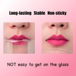 ⁦Velvet Matte Bright Hot Pink Liquid Lipstick, Waterproof Quick-Drying Non-Sticky Full-Coverage Lip Gloss, Lipsticks for Women Long Lasting Matte Lipstick⁩ - الصورة ⁦4⁩