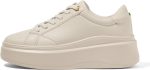 LUCKY STEP Women's Platform Fashion Sneakers Faux Leather Classic Tennis Shoes Low Top Casual Walking Shoes
