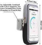 ⁦Qiccijoo Running Armband Phone Holder for Running Full Touchscreen Phone Arm Bands for Running Sports Phone Holder with Adjustable Band for iPhone 13 Pro Max 12 11 Xs Xr 8 7 Galaxy S20 S10 S9 S8⁩ - الصورة ⁦2⁩