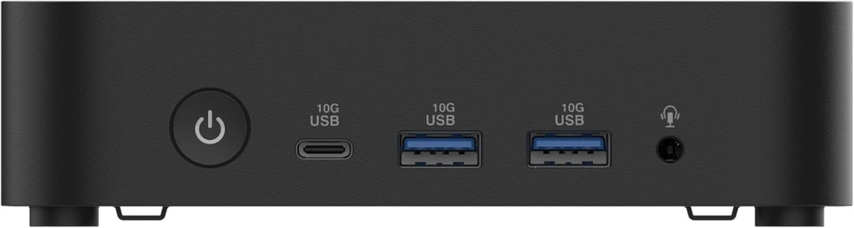 ⁦ASUS NUC 14 Essential Slim Kit RNUC14MNK9700002 with Intel N97 CPU, Integrated Graphics, WiFi 6E, No Operating System, with EU Power Cord⁩ - الصورة ⁦3⁩