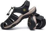 ⁦FLARUT Men's Sport Sandals Outdoor Hiking Sandals Closed Toe Athletic Lightweight Trail Walking Casual Sandals Water Shoes⁩ - الصورة ⁦8⁩