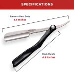 ⁦Feather Black SS Folding Handle Razor⁩ - الصورة ⁦7⁩