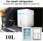 ⁦Avcbno Compact refrigerator 10L Car Home Auto Refrigerator Mini Fridges Portable Food Drink Freezer Cooler for Car Home Outdoor⁩ - الصورة ⁦6⁩