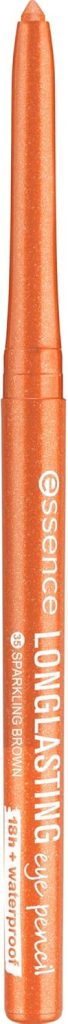 Essence Long-Lasting Eye Pencil, No. 39, Orange, Long-Lasting, Colour-Intense, Vegan, Waterproof, No Microplastic Particles, Nano Particles, Pack of 1 (0.28 g)