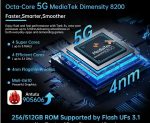 ⁦8849 Tank 3S Rugged Smartphone with Projector 12GB RAM 256GB ROM Dimensity 8200 5G 50MP Main Camrea 64MP Night Vision Dual Sim⁩ - الصورة ⁦3⁩