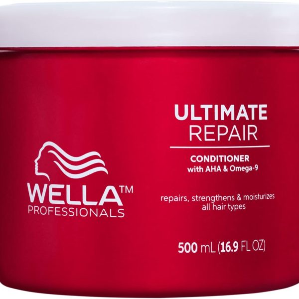 Wella Professionals ULTIMATE REPAIR Luxury Hair Care Regimen, Deep Nourishing Conditioner for Damaged Hair, 16.9 Fluid Ounces