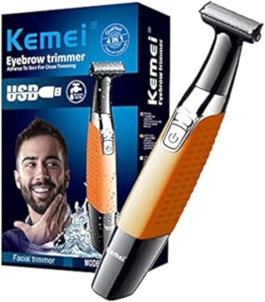 KEMEI Electric shaving machine dry shaving for men - hair shaving and trimming beard