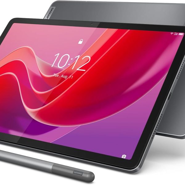 تابلت لينوفو M11 بشاشة 11 انش من ميديا تيك® G88 OC 2.0GHz وذاكرة RAM 8GB تخزين 128GB وميزة الاتصال 4G-LTE وبطارية 7040mAh مع 15 واط PD3.0 TB330XU وحافظة وقلم قابل للطي ZADB0302SA خلوي