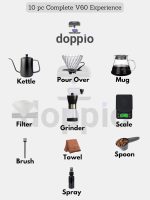 ⁦Doppio V60 – 10 Piece Premium Coffee Brewing Set⁩ - الصورة ⁦5⁩