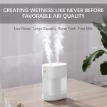 ⁦Home Humidifiers with Night Light, 1L Cold Mist Air Humidifier with Two Nozzles, 6 Modes of Aromatherapy Oil Diffuser, Automatic Shut-Off, Suitable for Home, Bedroom, Baby Room, Office⁩ - الصورة ⁦4⁩