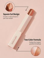 ⁦SHEGLAM Insta-Eyes Dual Tone Shadow Stick Gradient Two-Tone Glitter Eyeshadow Stick Rose Pearlescent Shimmer One Step Easy To Use Smooth Blendable Eyeshadow-Rosé⁩ - الصورة ⁦4⁩