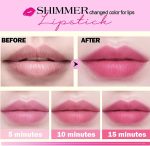 ⁦NALACAL Clear Flower Jelly Lipstick Set, 3Pcs, Nutritious Moisturizer Lip Balm Temperature Color Change, Long Lasting Hydrating Lip Gloss Makeup Set⁩ - الصورة ⁦2⁩