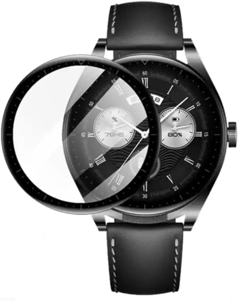 Dado (2 Pack) PMMA 3D Screen Protector Compatible with Huawei Watch Buds, Anti scratch screen protector
