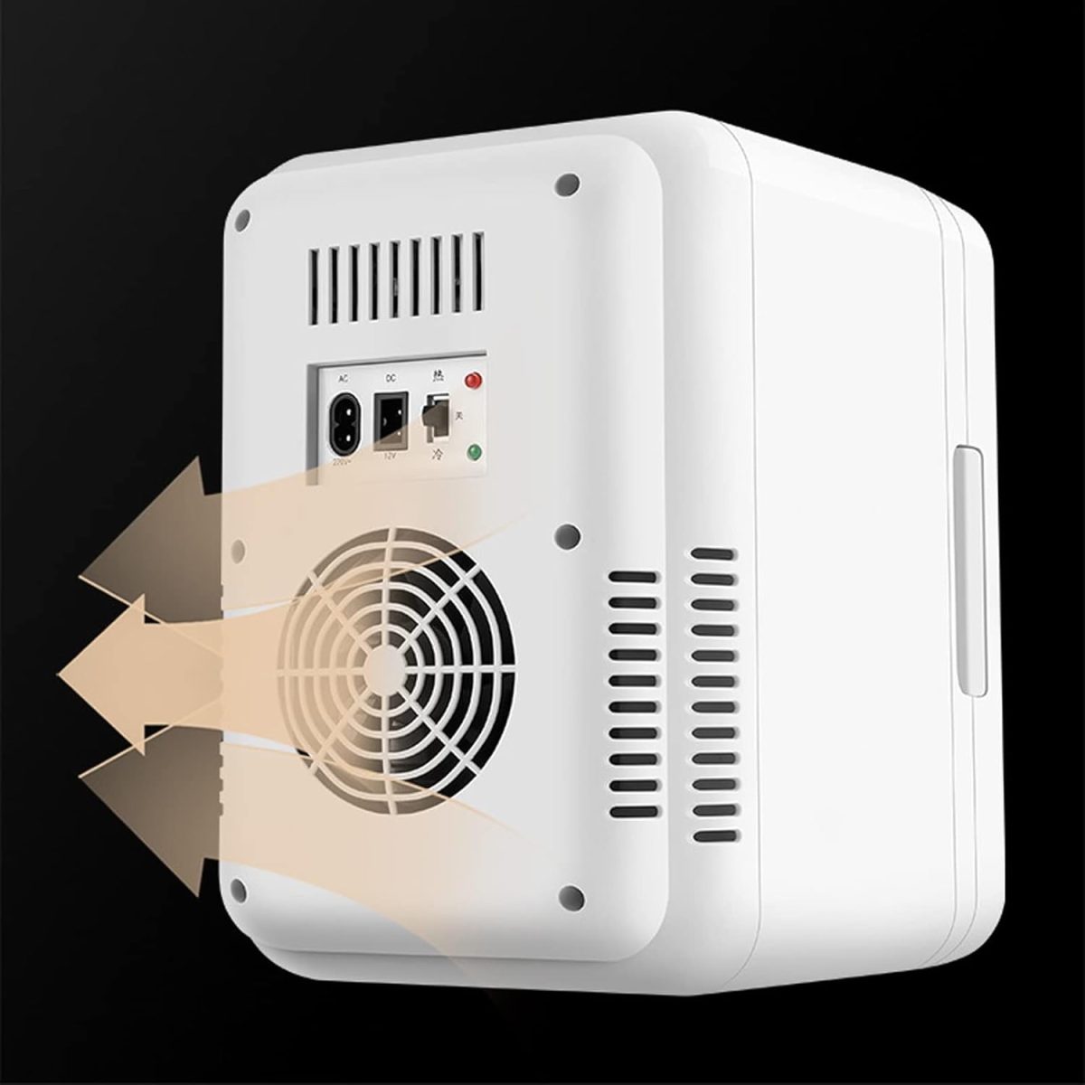 ⁦VVBNGVH Small refrigerator 8L Auto Mini Refrigerator Mini Fridges Freezer Cooler Heater Keep Warm Fresh for Car Home(C)⁩ - الصورة ⁦5⁩
