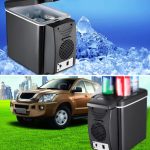 ⁦Avcbno Compact refrigerator 6 Liter Car Mini Refrigerator Fridge Lightweight Dual-Use Cool Heat Cooler Insulated Cooler Box Container Car Home Office Freeze⁩ - الصورة ⁦6⁩