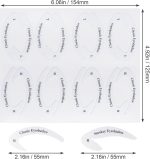 ⁦ELECDON Eyeliner Eyeshadow Template, 24 Pieces Multi-Style Cat Eye Eyeshadow Stickers Makeup Beauty Accessories for Women Girls Beginner Makeup Artist⁩ - الصورة ⁦6⁩