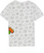 ⁦Super Mario Nintendo and Yoshi Boy's Kids Grey Character T-Shirt Top⁩ - الصورة ⁦4⁩