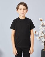 ⁦REDTAG Boys Solid T-Shirt Set (Pack Of 2)⁩ - الصورة ⁦2⁩