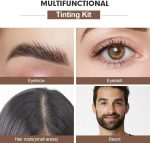 ⁦Eyebrow Tint Kit - Eyebrow and Eyelash Tint - Eye Brow Dye Kit - Lasts 6 Weeks, Waterproof - Fast & Easy to Use, with All Tools - 15ml (Black)⁩ - الصورة ⁦5⁩