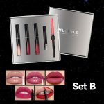 ⁦Luxury 5-Piece Lip Makeup Set - Velvet Matte Lipstick, Waterproof Long-Lasting Lip Gloss, Silky Smooth Lip Liner, Full Coverage Lipstick, Sexy Color, Perfect for Everyday Wear & Special Occasions⁩ - الصورة ⁦6⁩