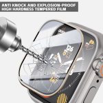 ⁦LinJie 44mm Watch Case with Aluminum Tempered Glass, Hard PC Case for Apple Watch SE/S6/S5/S4 (Black)⁩ - الصورة ⁦5⁩