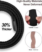 ⁦Adjustable Kids Elastic Belt Set, Soft Stretch Belts with Secure Heart Buckle for Toddlers, Comfort Fit Waistbands for Girls & Boys⁩ - الصورة ⁦3⁩
