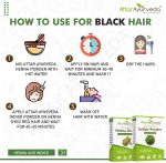 ⁦Attar Ayurveda Natural Dye for Black Hair (Henna Leaves powder, Indigo leaves powder combo pack) (200 grams + 200 grams = 400 grams total)⁩ - الصورة ⁦5⁩