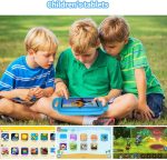 ⁦7 inch Kids Tablet, Quad Core Android 12 2GB 32GB, Parental Control, Eye Protection, Shockproof Case, Dual Camera, WiFi, Bluetooth, Learning Tablet for Kids - K4 (Blue)⁩ - الصورة ⁦6⁩