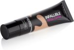 ⁦L’Oréal Paris Infaillible Total Cover Foundation, 32 Amber⁩ - الصورة ⁦3⁩