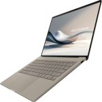 ⁦ASUS Zenbook A14; Copilot+ PC, Ultrathin Laptop, 14” WUXGA OLED, Snapdragon® X Processor, 16 GB Memory, 512GB SSD, Wi-Fi 6E, Zabriskie Beige, UX3407QA-DS52-CB⁩ - الصورة ⁦2⁩