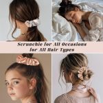 ⁦Mocamoro 6 Pcs Satin Hair Scrunchies for Women for Girls - Scrunchy Ponytail Holder Softer Than Silk Scrunchies for Hair (Multi-colored)⁩ - الصورة ⁦5⁩