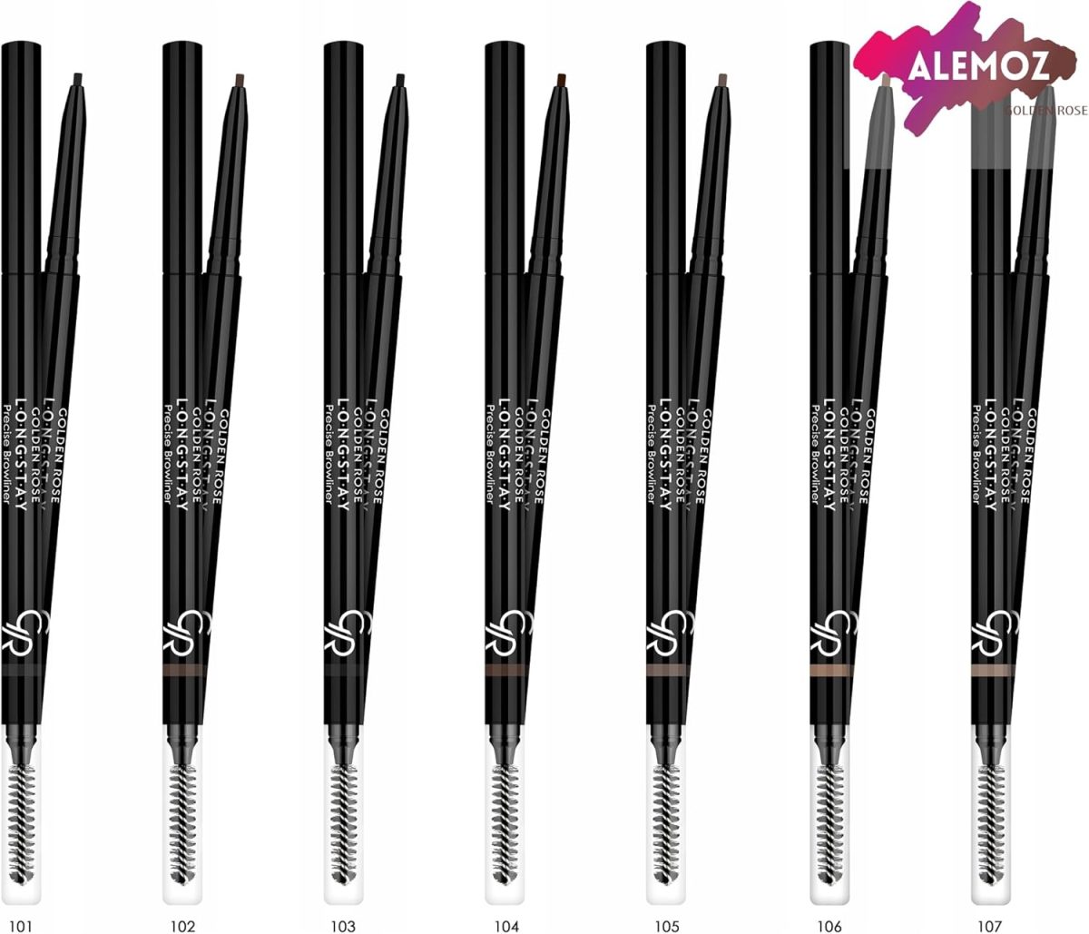 ⁦GOLDEN ROSE LONGSTAY PRECISE BROWLINER NO:102⁩ - الصورة ⁦2⁩