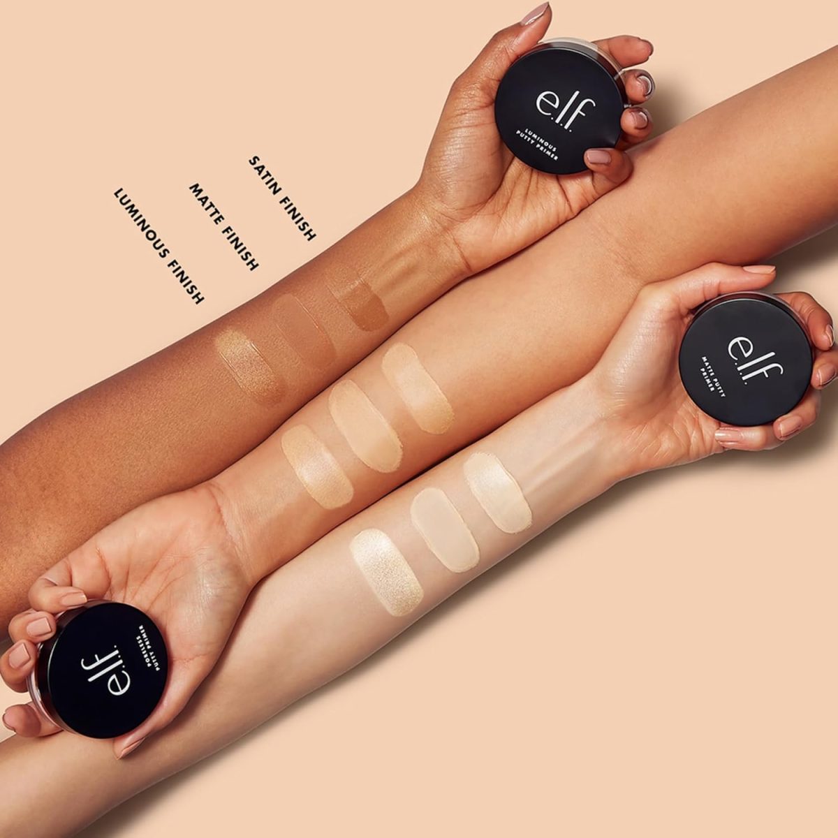 ⁦e.l.f. Poreless Putty Primer, Silky, Skin-Perfecting, Lightweight, Long Lasting, Smooths, Hydrates, Minimizes Pores, Flawless Base, All-Day Wear, Flawless Finish, Ideal for All Skin Types, 0.74 Fl Oz⁩ - الصورة ⁦6⁩
