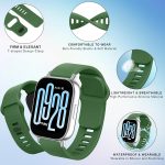 ⁦Solicone Strap Compatible with Redmi Watch 5 Active, Sport Waterproof Replacement Strap for Redmi Watch 5 Active/5 Lite Watch Bracelets⁩ - الصورة ⁦3⁩