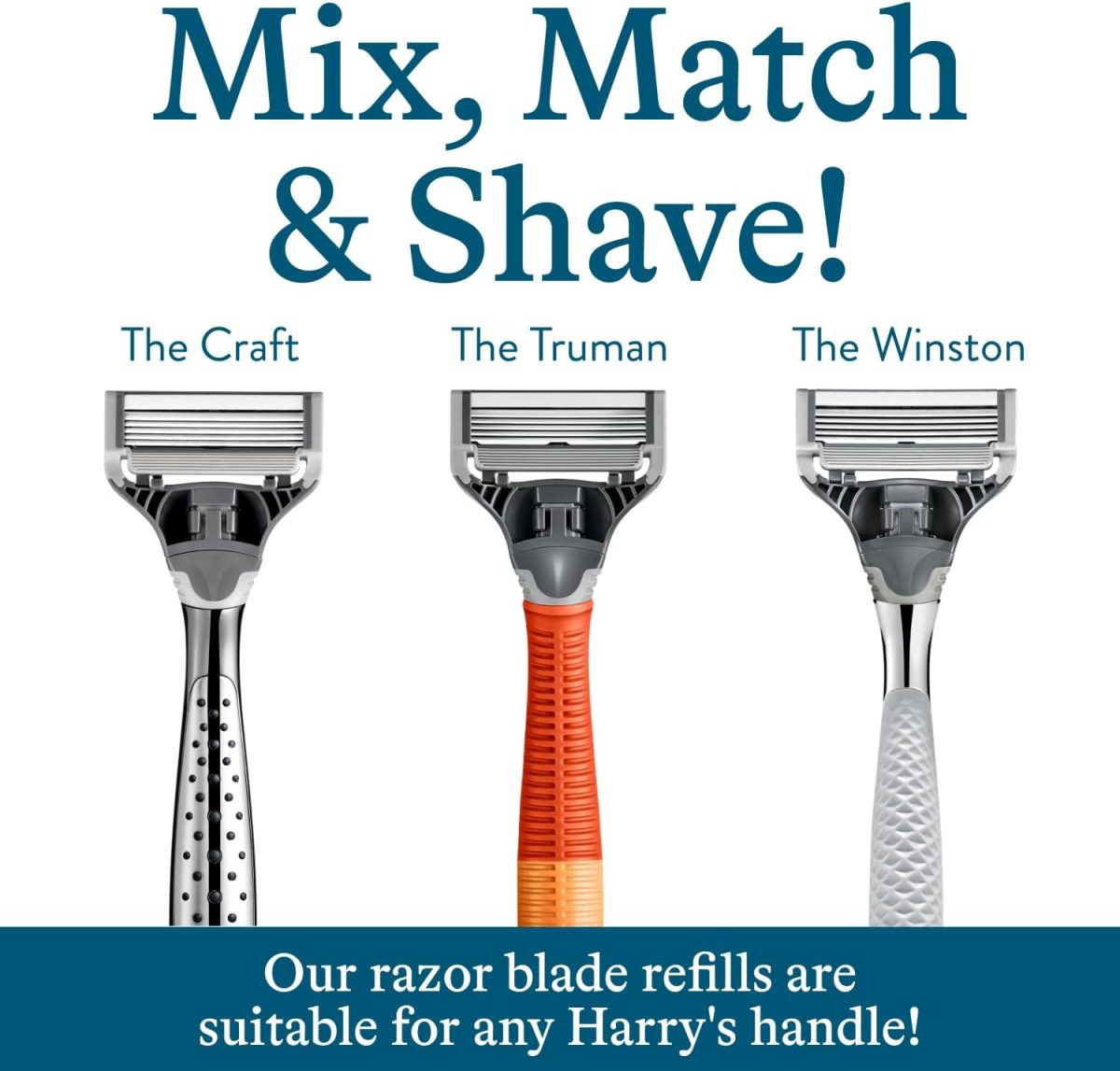 ⁦Harry's Razor Blades Refill, (10) Razor Head Refills with Precision Trimmer, 5 Anti-Friction Shaving Blades, Compatible with Harry's Razors for Men⁩ - الصورة ⁦5⁩